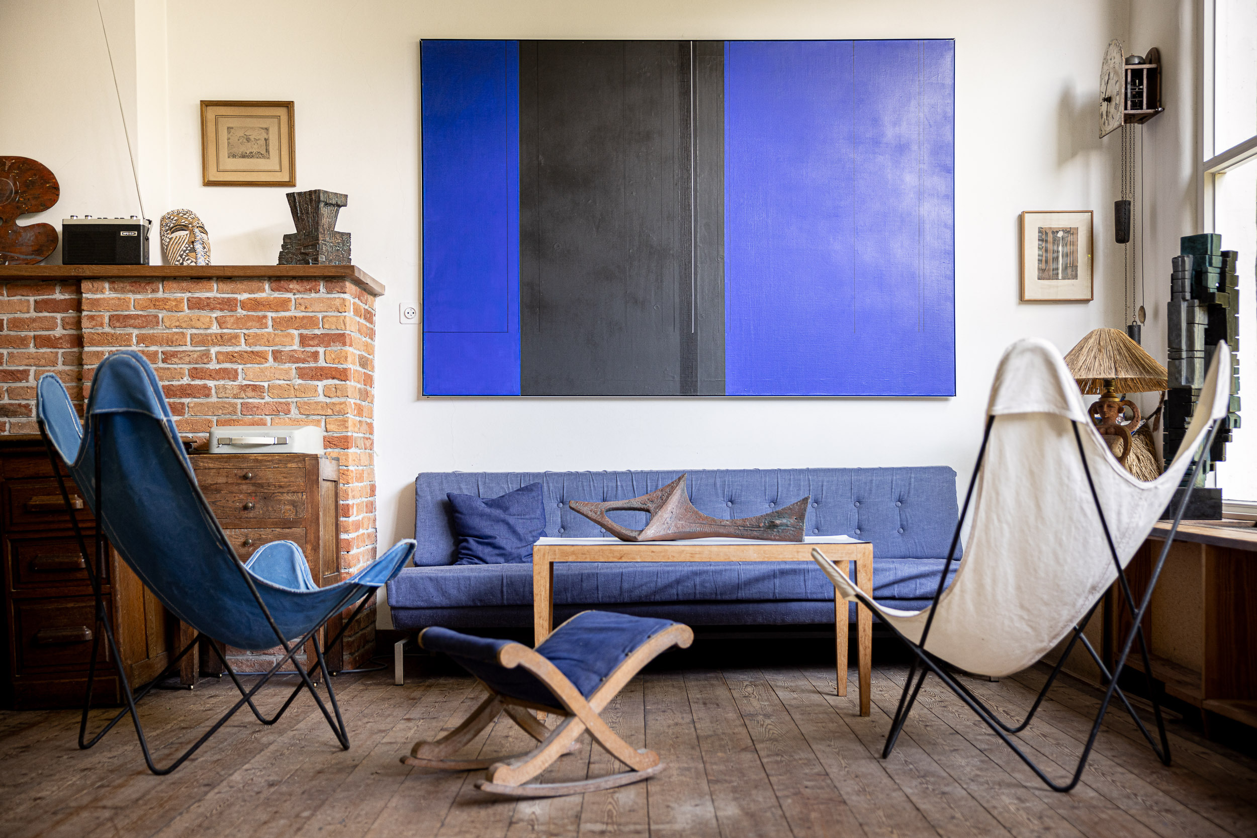 Het atelier van Luc Peire, gelegen in de De Judestraat 64 te Knokke-Heist. Wit Say Hey ©Mu.ZEE|Peiremuzee