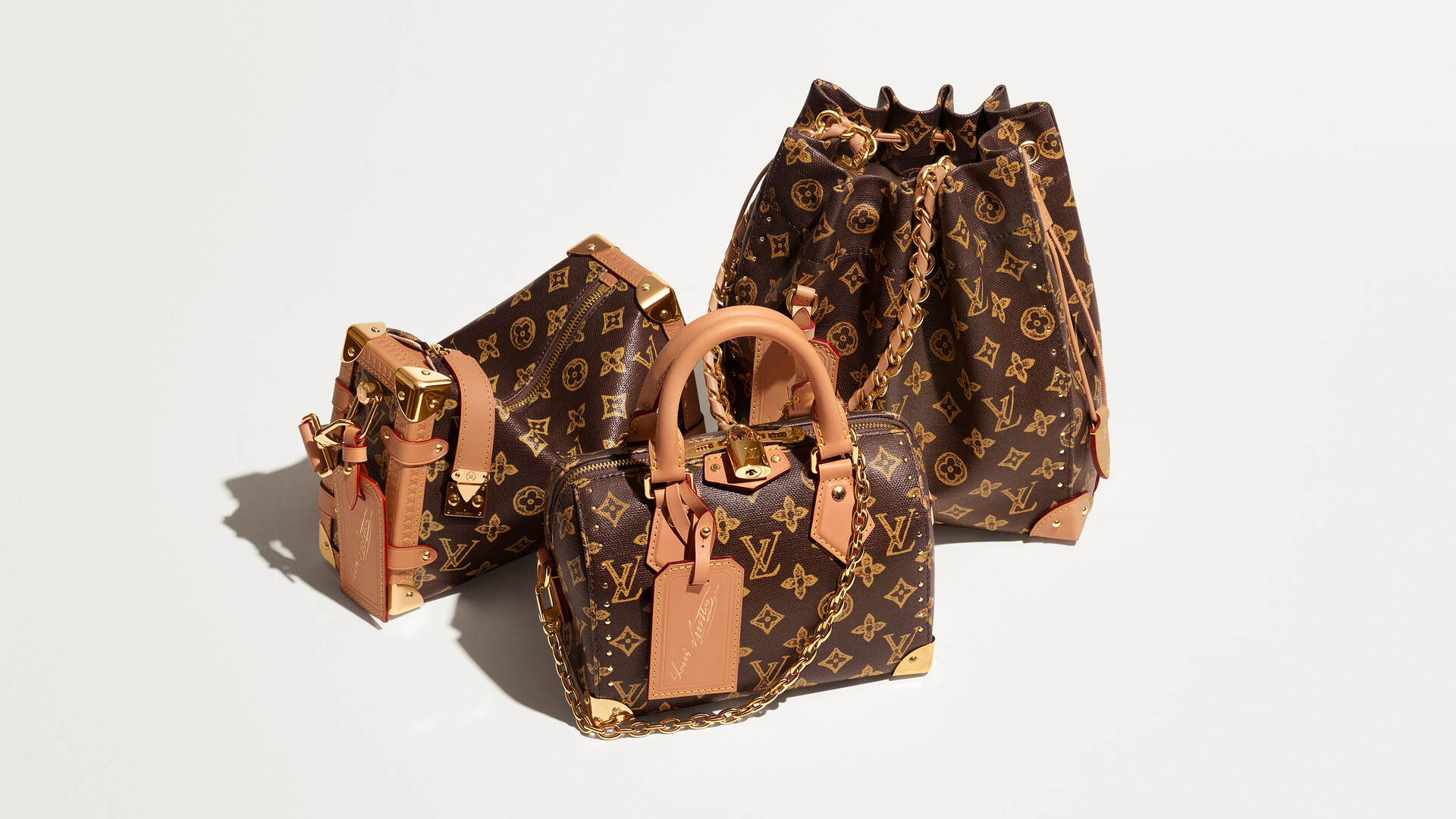 Louis Vuitton Monogram Collection Noe, Side Trunk and Speedy