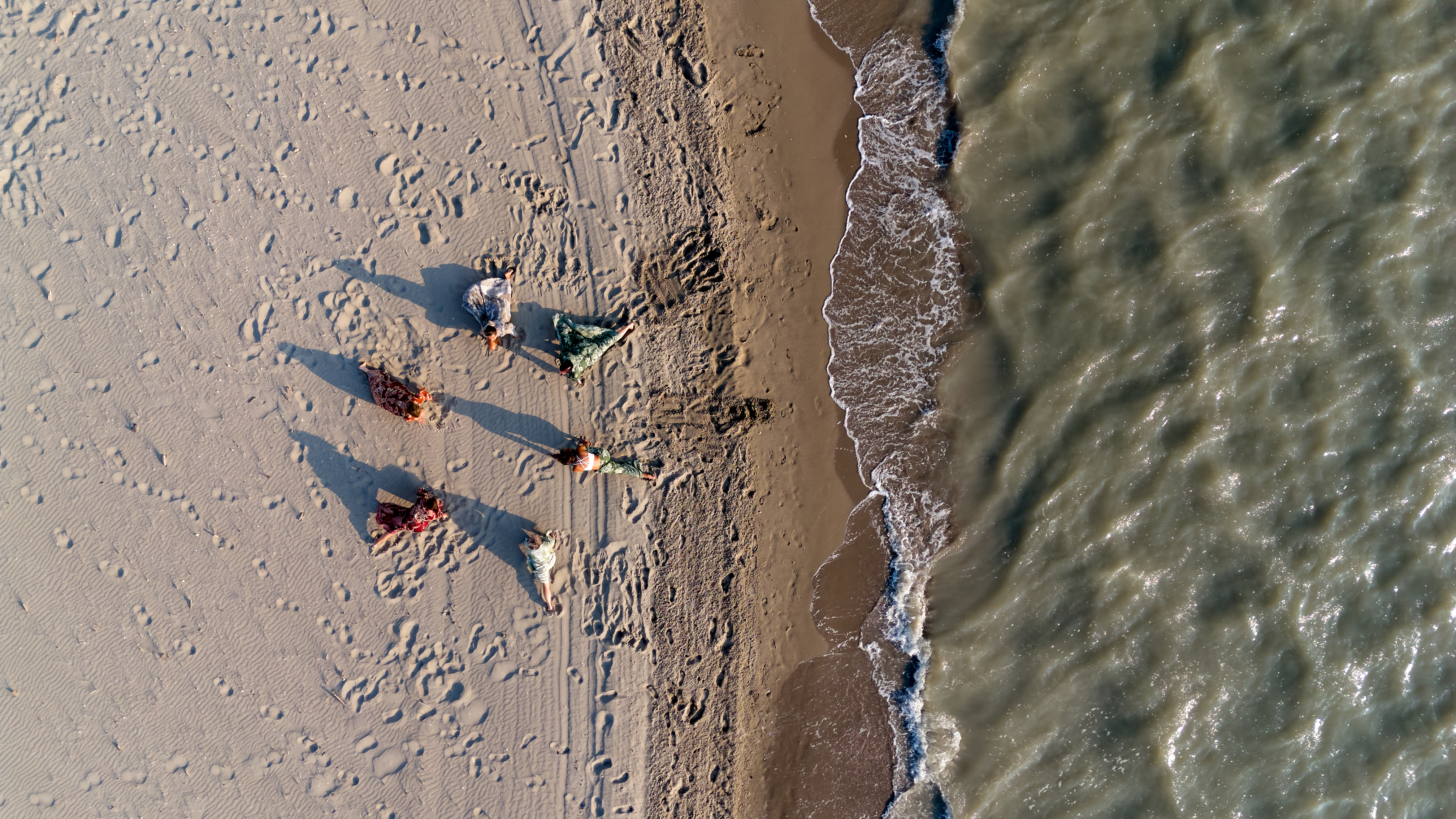 Yoga op het strand in Comacchio © Maurizio Cinti