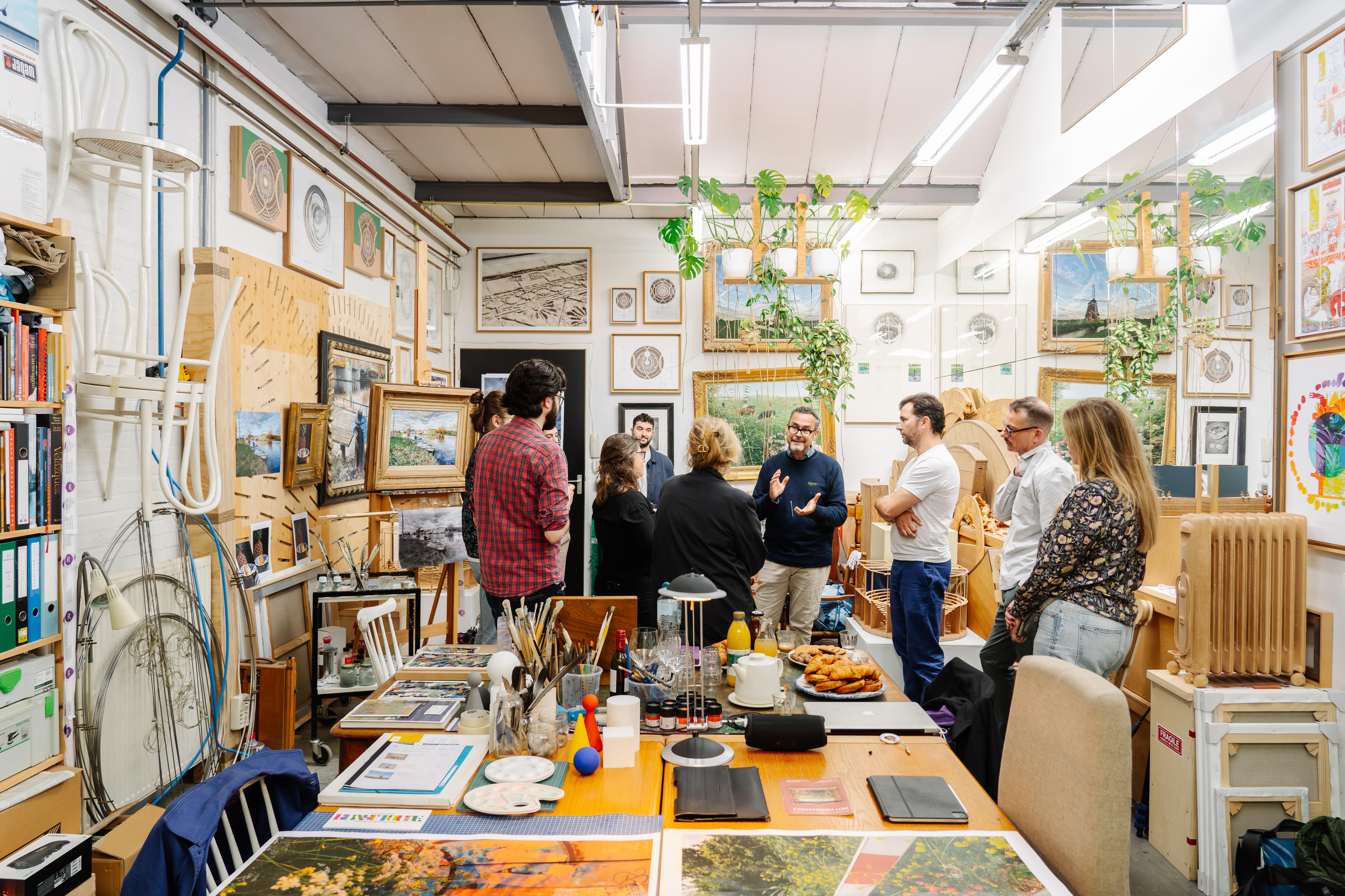 Studio visit by | Almicheal Fraay