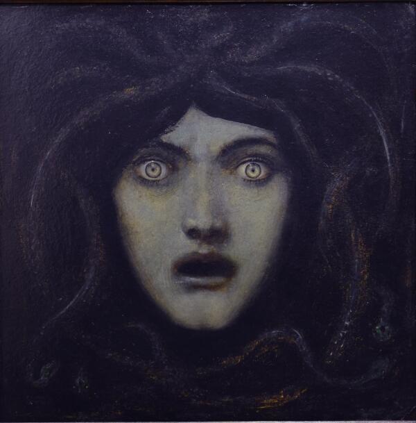 Franz von Stuck, Medusa, 1892, Credits foto Ines Otschik (Museums of the City of Aschaffenburg)