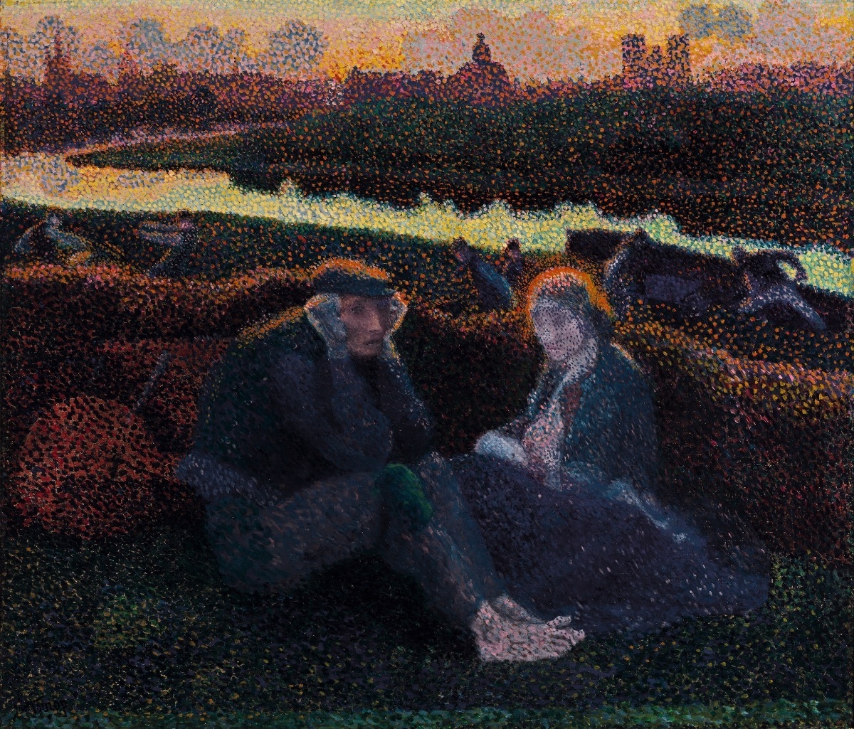 Jan Toorop, The eve of the strike (Dark clouds), 1888-1889, oil on canvas, Singer Laren, donated by the Nardinc Collection