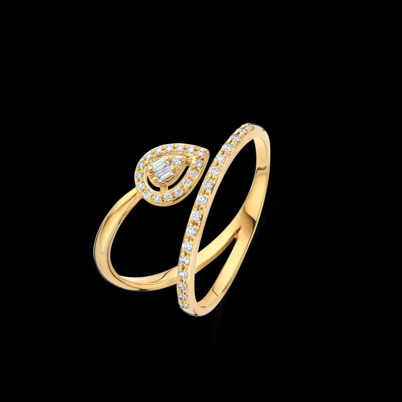 GIGI BY GASSAN Ring Diamond Fantasy Pear