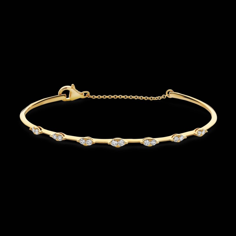 GIGI BY GASSAN Bangle Diamond Fantasy Solitairs