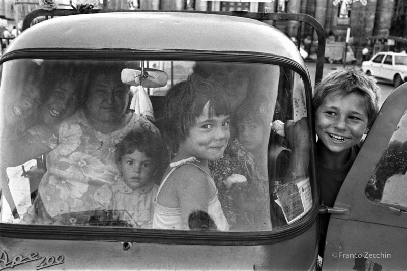 Franco Zecchin - The 'Lapa' a popular and family car. Palermo, 1980