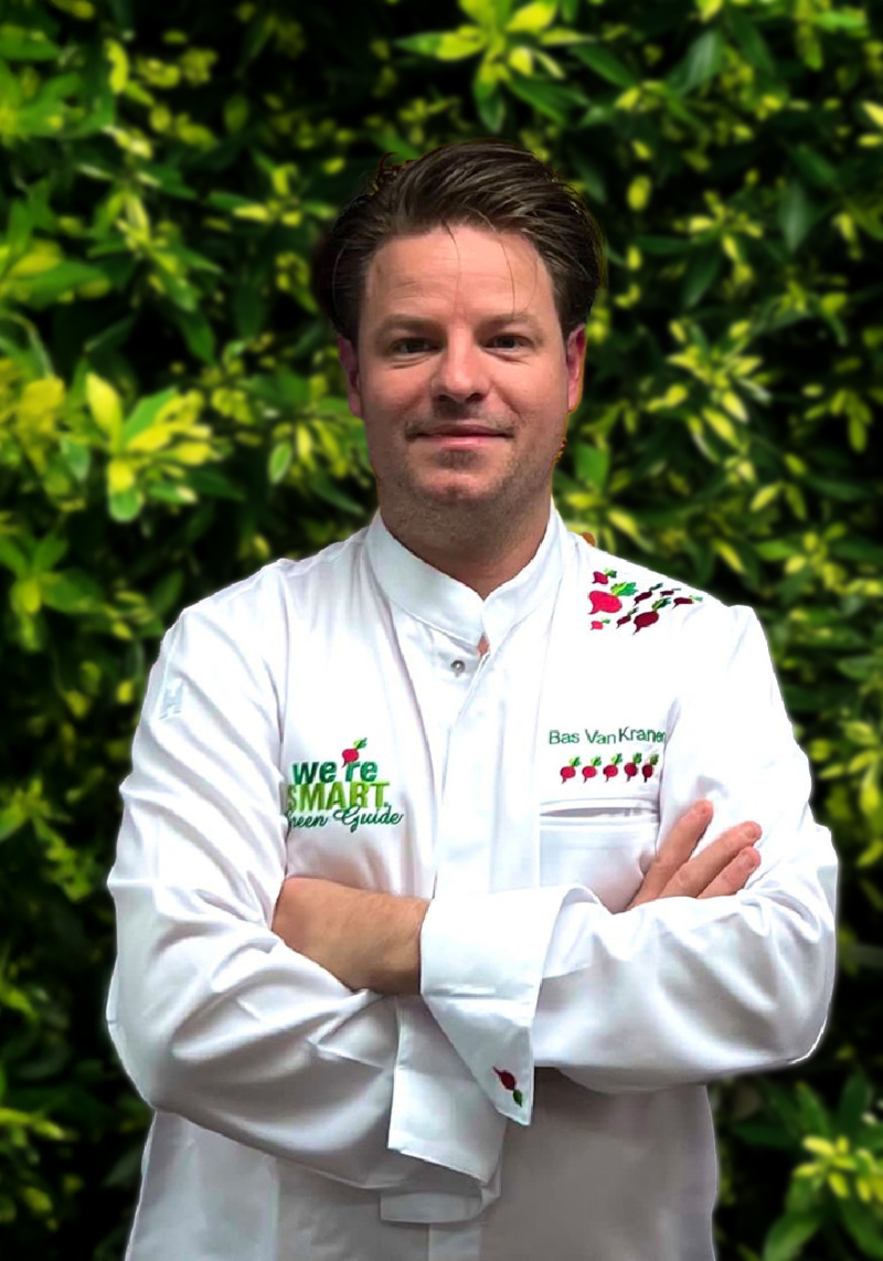 Bas van Kranen van het Beste Nederlandse Groenterestaurant Flore 