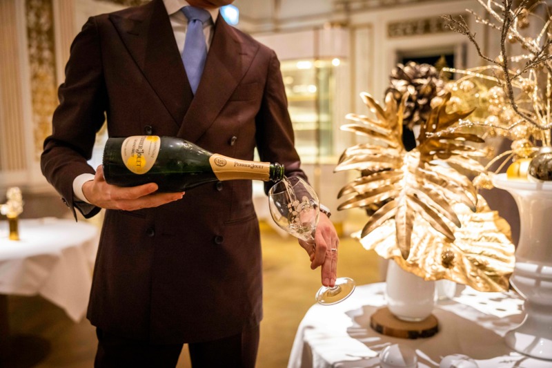 Champagne in The White Room