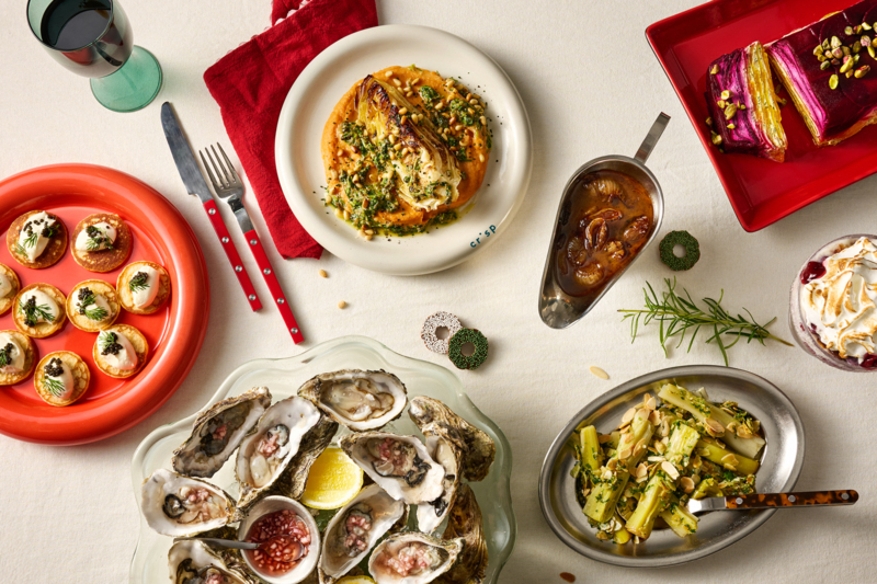 Crisp Feestdagen shared dining menu