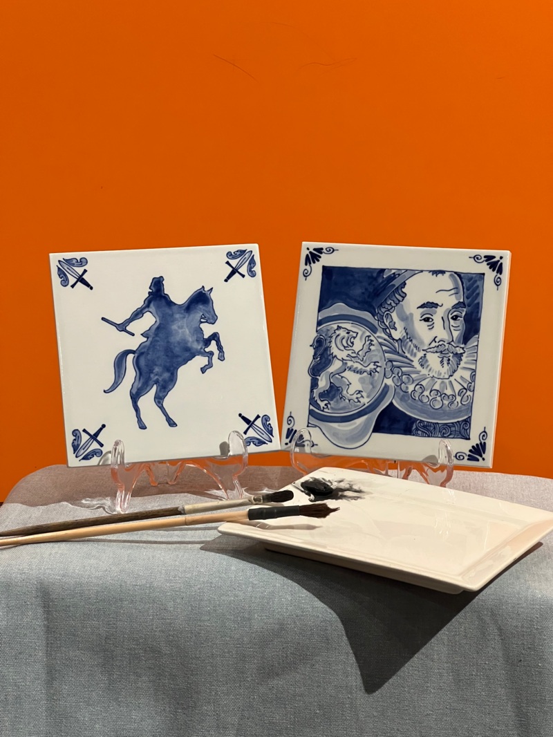 Willem_van_Oranje Schilderworkshop bij Royal Delft
