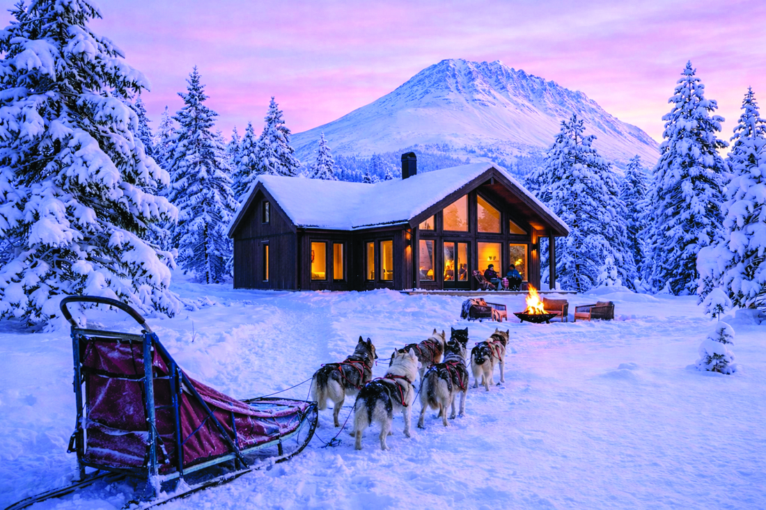 Noorse lodge in Gausta midden in de natuur