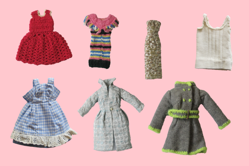 Zelfgemaakte Barbie collectie © Nederlands Openluchtmuseum