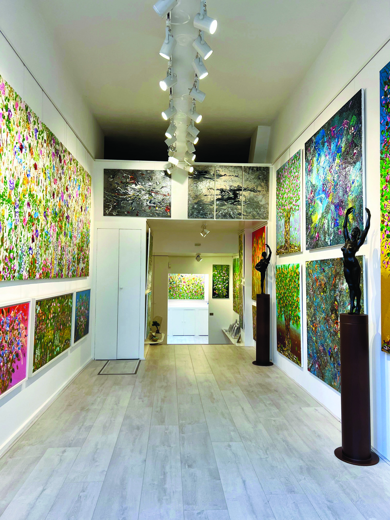 Interieur van de Keren de Vreede Art Gallery ©Saskia de Vreede van Erven