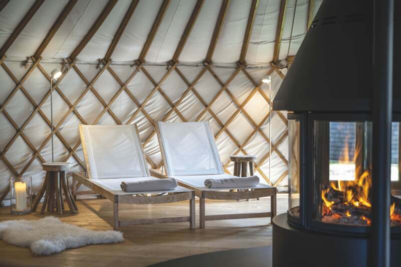Ontspannen in de Yurt in de Seezeit Spa  © Günter Standl 