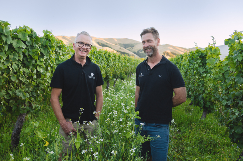 Viticulturist Richard Hunter Chief Winemaker Marcus Wright