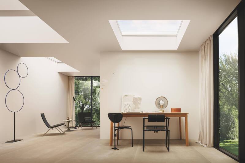 Elektrisch VELUX daklicht 150 cm x 150 cm
