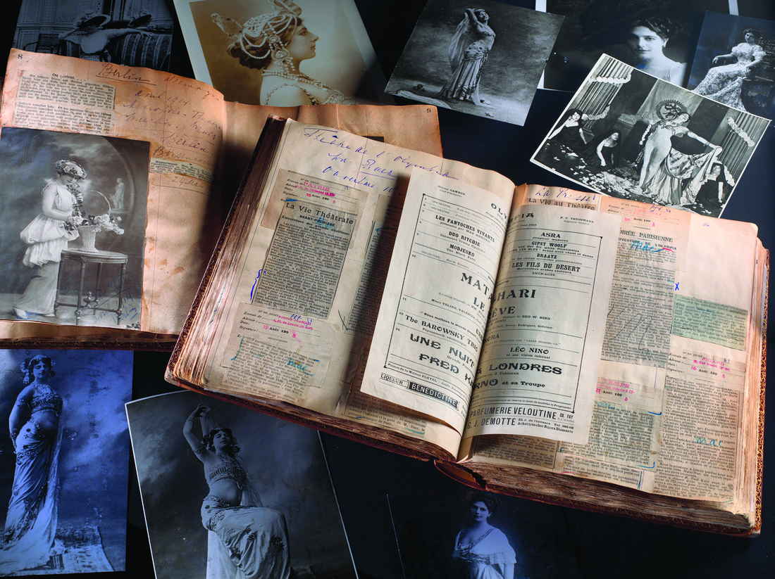 Plakboeken van Mata Hari, 1905-1915, Collectie Fries Museum. Fotografie: Erik en Petra Hesmerg 