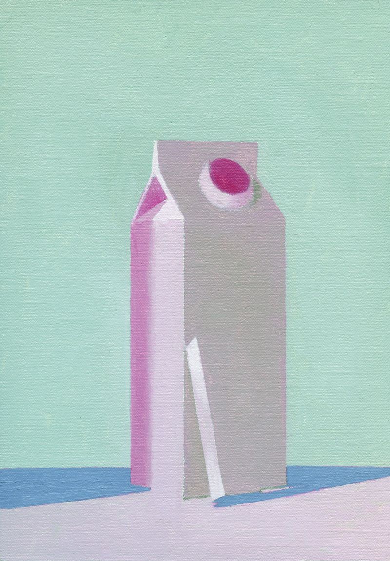 Christiaan Kuitwaard, White Box Painting 569, 2023, olieverf op paneel, 28 x 20 cm, collectie kunstenaar