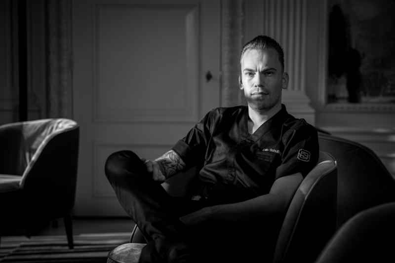 Chef-kok Ollie Schuiling* van Kasteel Heemstede