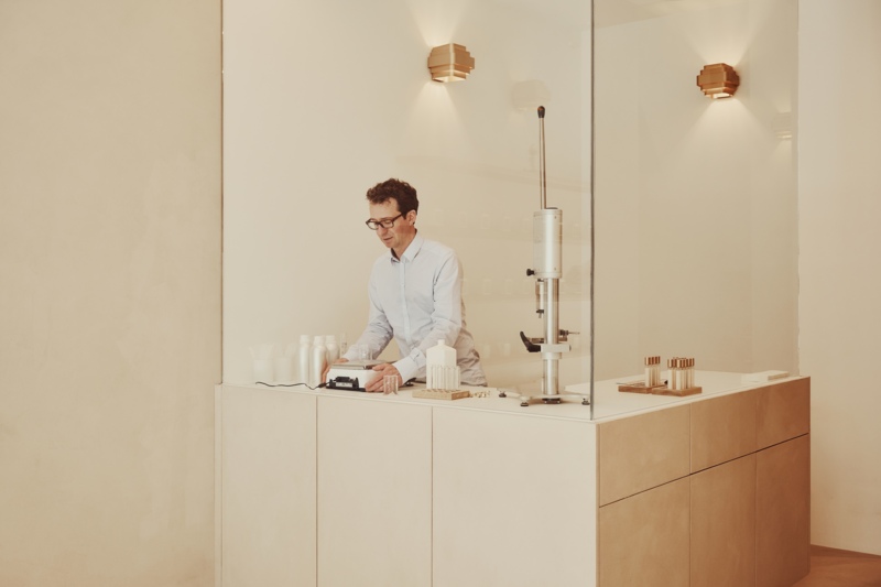 Miglot oprichter en parfumeur Kristof Lefebre 
