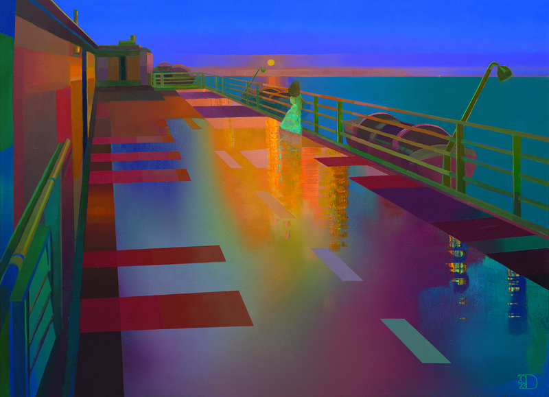 Southern Comfort, 80 x 110 cm, olieverf op paneel, 2023