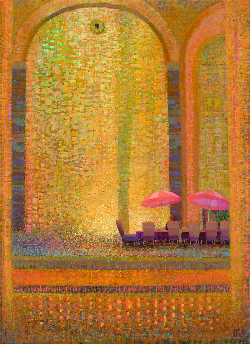Italian Nights, 110 x 80 cm, olieverf op paneel, 2022