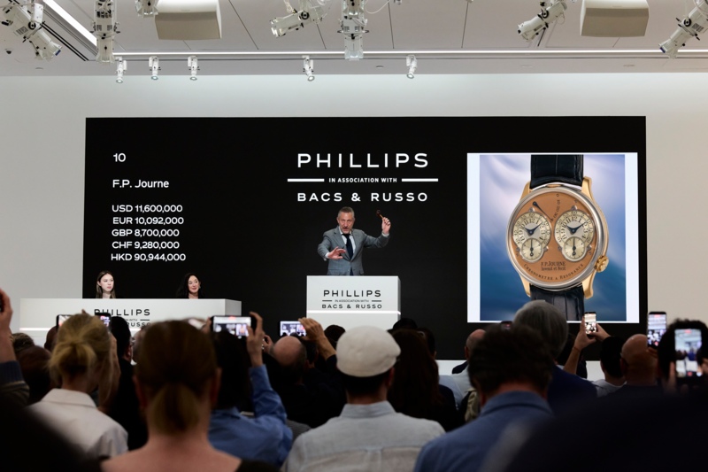 Saleroom auction Phillips in Association with Bacs & Russo Lot 10 FP Journe 
