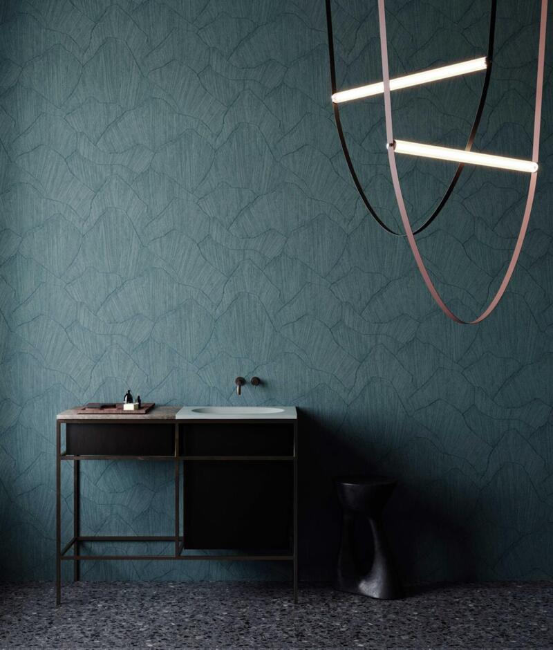 Het Shards dessin uit de Textura Ignis collectie van Arte, adviesverkoopprijs €149 per rol van 10,05 m x 70 cm