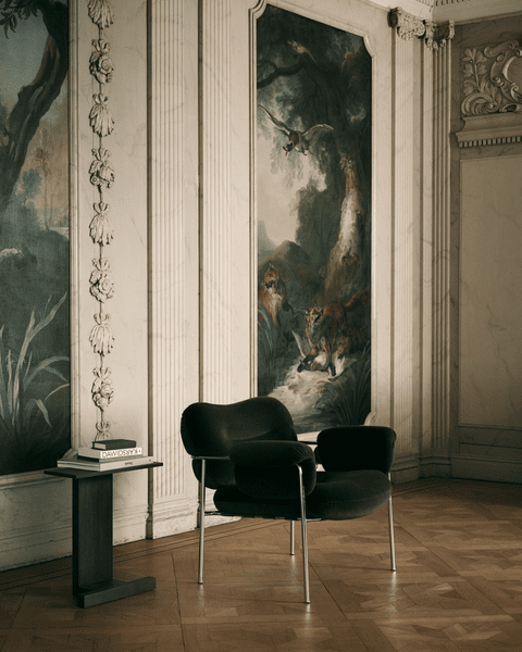 Fogia_Lifestyle_Bollo_Lounge_Chair_at_the_building Västra Trädgårdsgatan 9. 