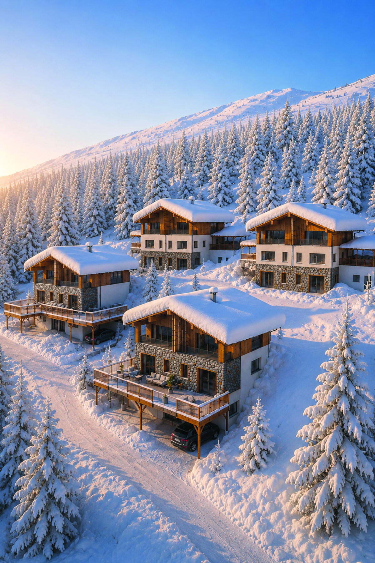 Zirben Panorama Lodges op de Turracher Höhe