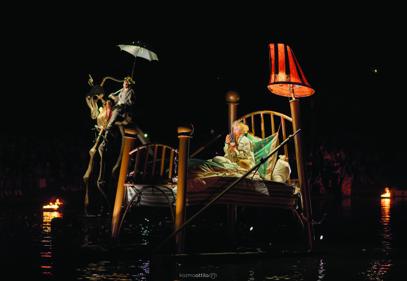 Theaterspektakel op de grachten door ACQUAFORTE COMPAGNIE  © Kozma Attila
