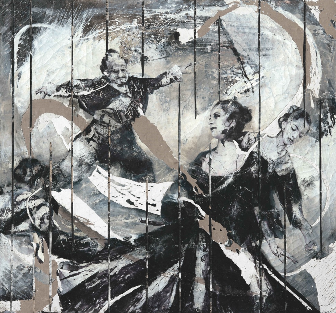 Lita Cabellut, Disparate 12 - Alegre, 200 x 215