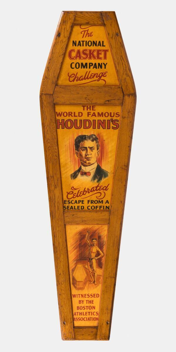 Ontsnappingskist van Harry Houdini (Ehrich Weiss)VS, 1907, The Averbook Magic Art Museum and Library: Collection of Dr. Bruce J. Averbook, VS