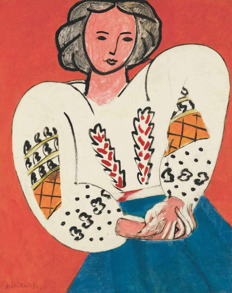 Henri Matisse, La Blouse roumaine, april 1940. Collection Centre Pompidou. Photo © Centre Pompidou, MNAM-CCI/Philippe Migeat/Dist. GrandPalaisRmn