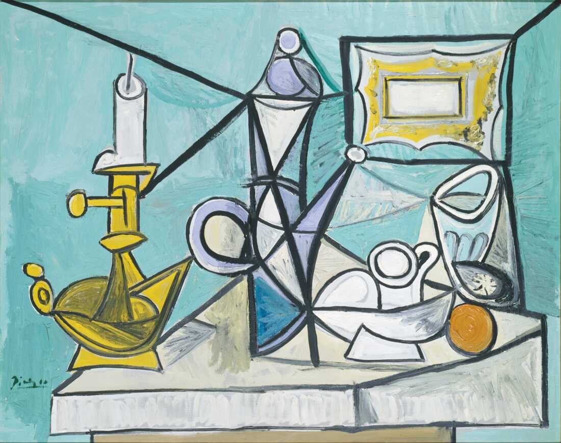 Pablo Picasso, Nature morte au bougeoir, 8 april 1944. Collection Centre Pompidou © Succession Picasso. Photo © Centre Pompidou, MNAM-CCI/Jacqueline Hyde/Dist. GrandPalaisRmn
