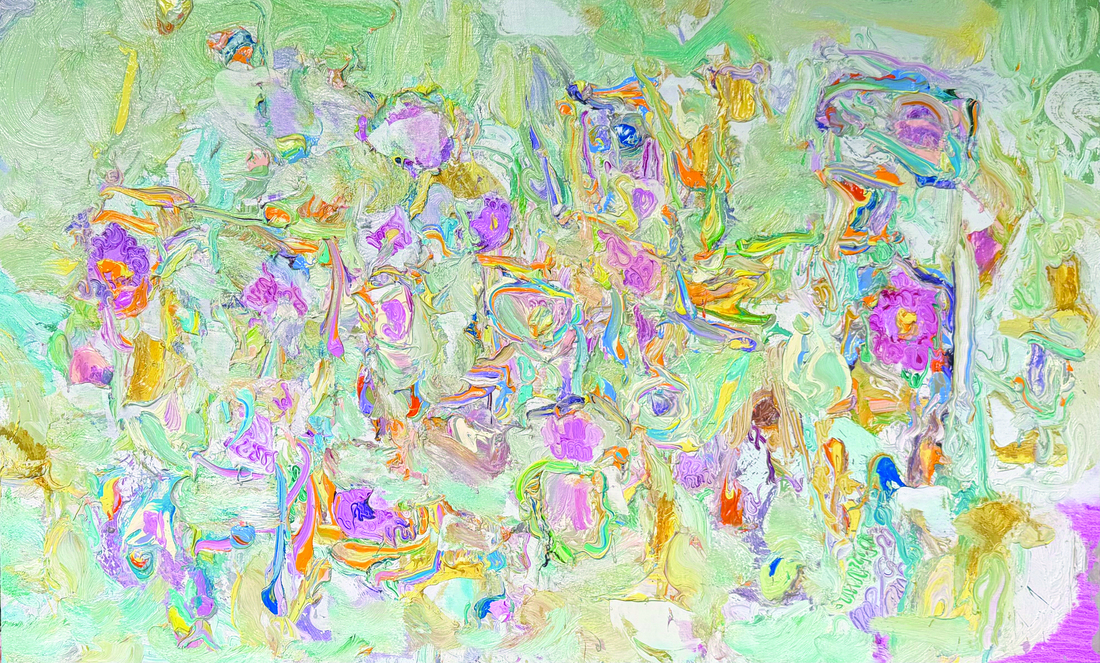 Marc Mulders, The Garden Summer 2026 29.08.26, 100 x 160 cm, 2026 olieverf op linnen