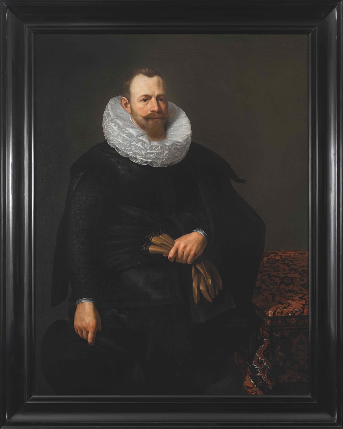Amsterdams meester,  Portret van  een elegante man en vrouw, olie op doek, 140 x 106 cm