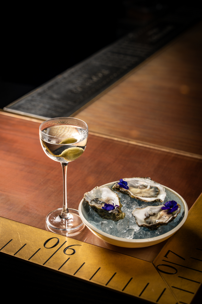 The Tailor Tai Martini with Oysters